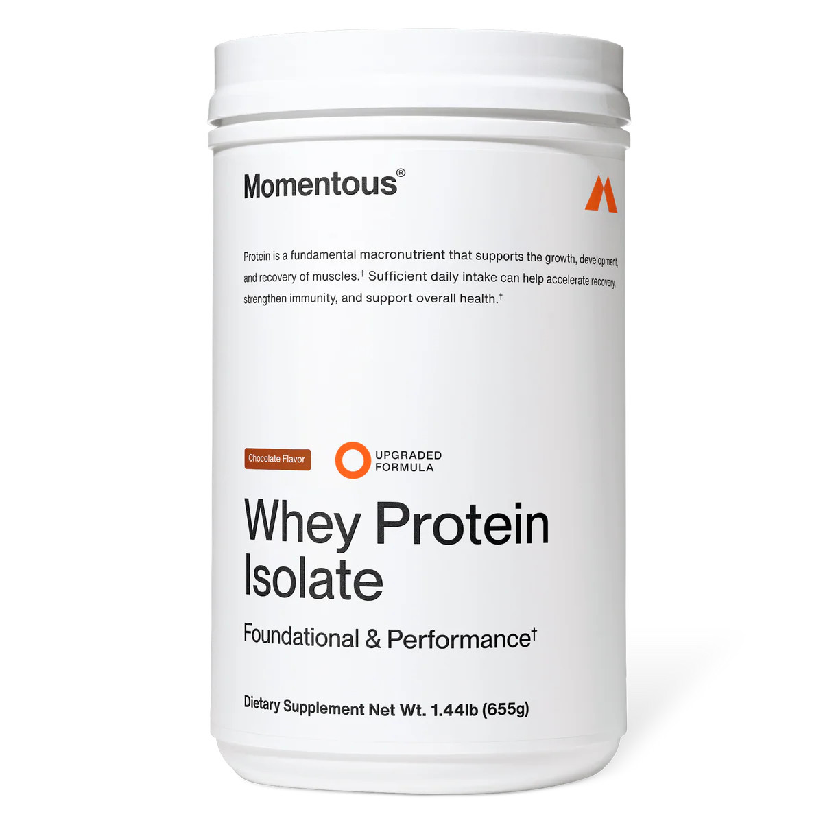 Grass Fed Whey Protein Isolate Powder - NSF Certified | Momentous