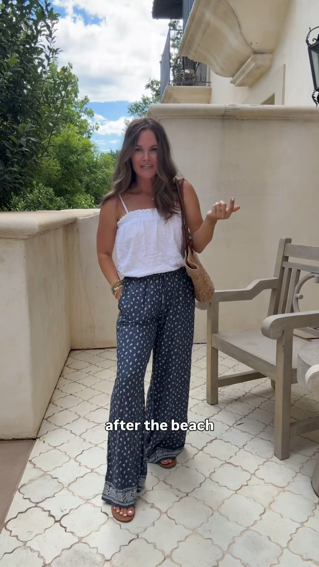 These pants are SO fun and comfy 💙 Perfect for lounging, errands, or vacation days.

#LTKootd #LTKTravel #LTKselfcare