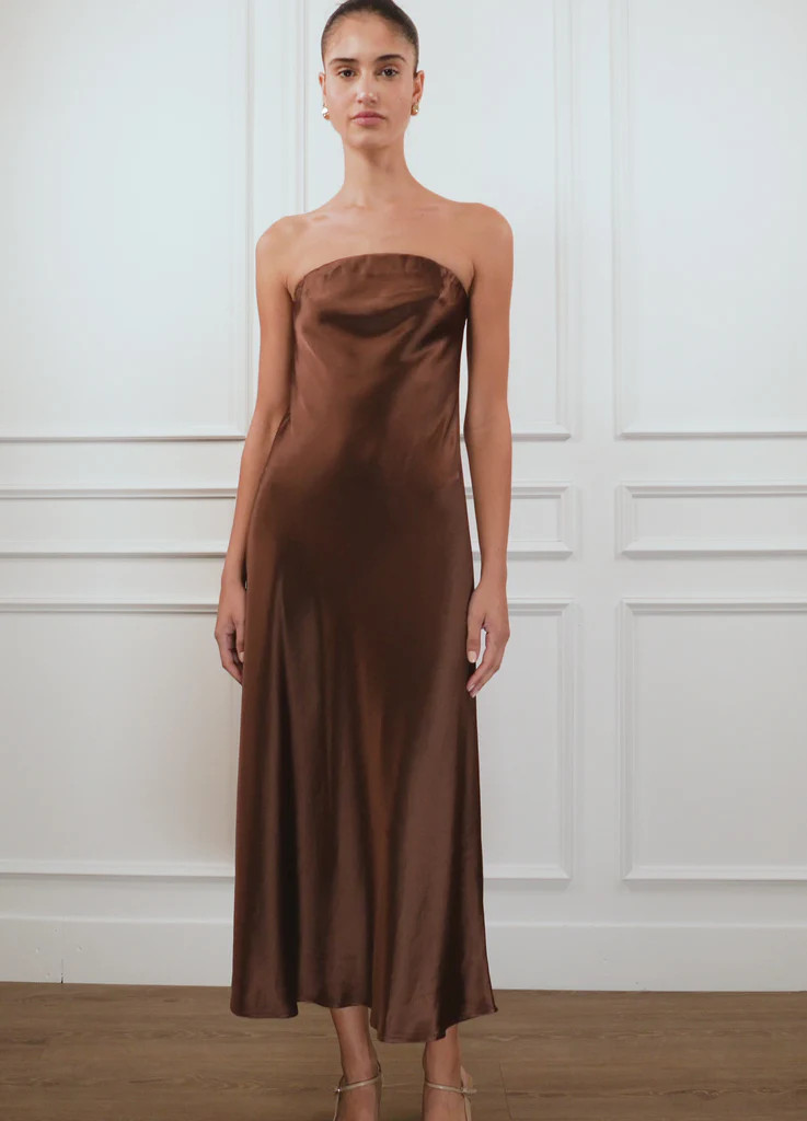 Noelle Dress Coconut | CAMI NYC