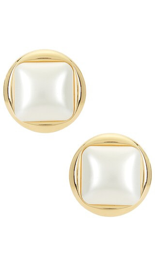 Stud Earrings in Gold | Revolve Clothing (Global)