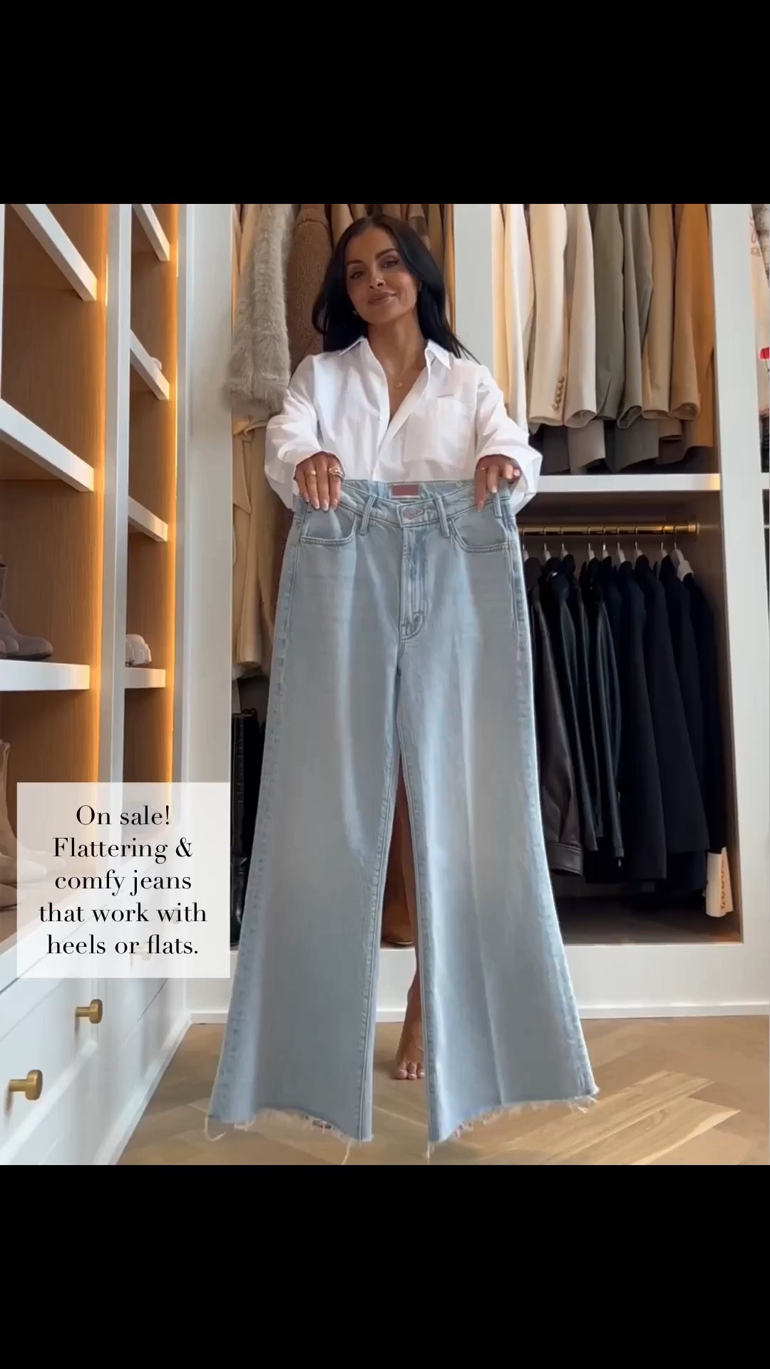 Mother crop wide leg jeans styled two ways
Love that these cropped jeans work with heels and flats - a great piece for business casual outfits! 

Mother white button up shirt wearing an xs
Mother jean wearing a 24
Gucci suede loafers
Nordstrom white heels

#LTKOver40 #LTKPetite #LTKSaleAlert