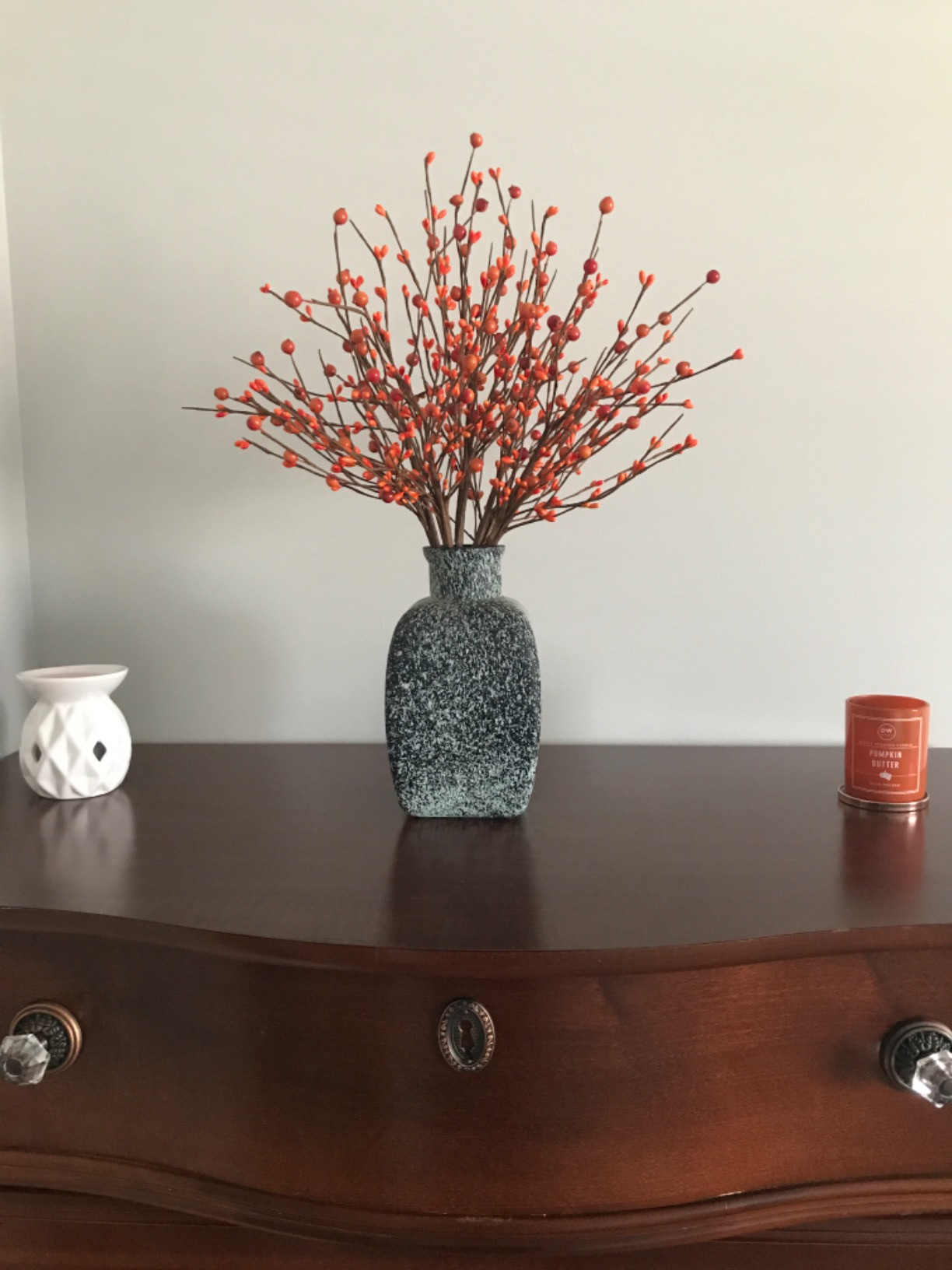 jinghong 6 Pack Artificial Berry Stems Orange Pumpkin Stems Fall Branches for Vase Thanksgiving P... | Amazon (US)