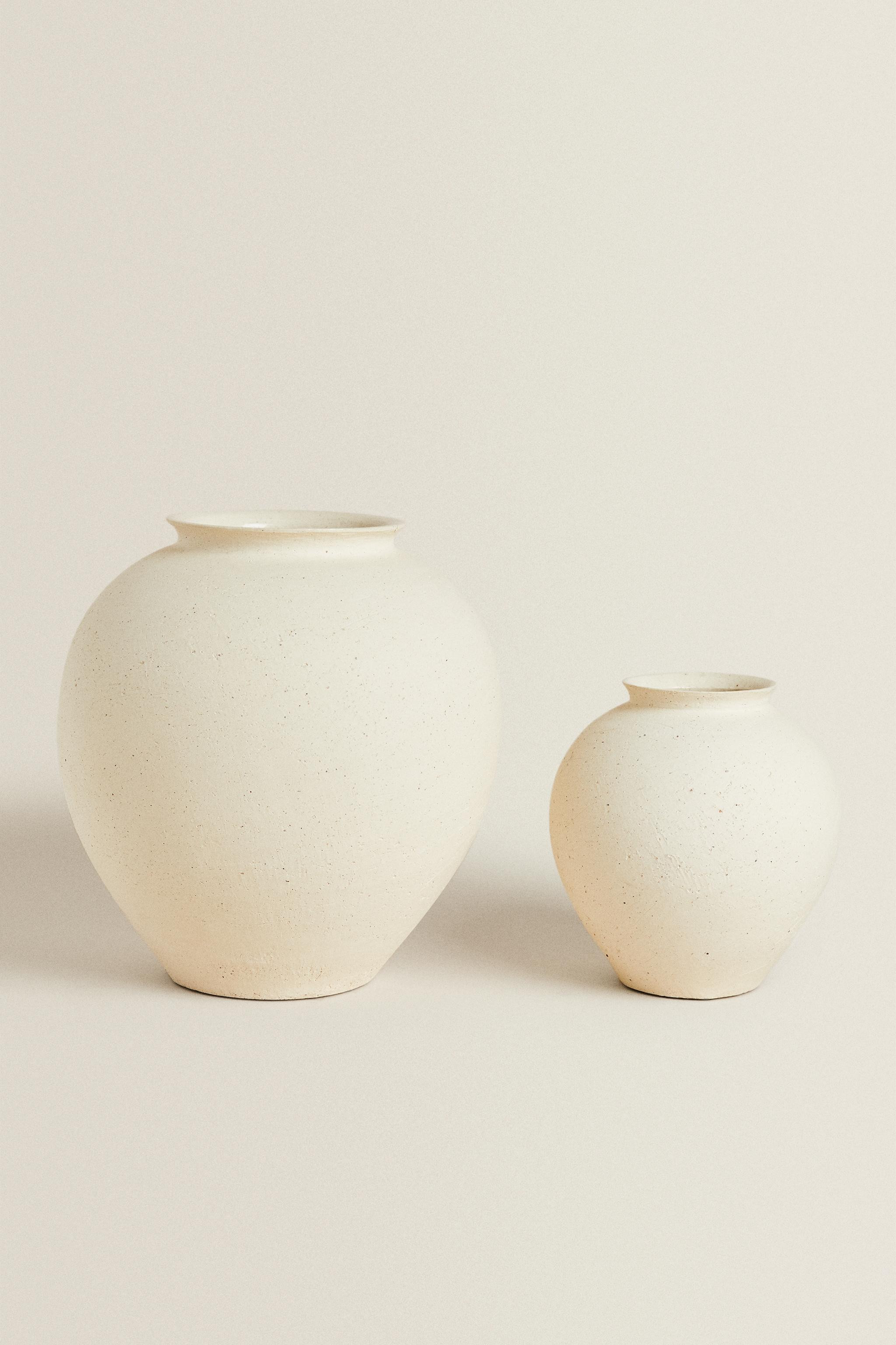 TEXTURED CERAMIC VASE | Zara UK