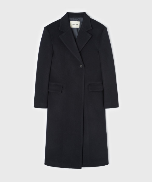 Tanya Half Double Coat (Dark Navy) | Musinsa Global