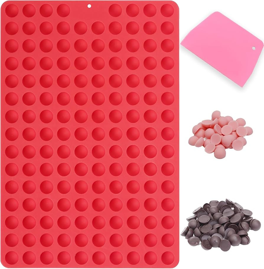 Mini Round Silicone Molds, 148 Cavities Semi Sphere Chocolate Candy Mold for Baking and Freezing ... | Amazon (US)