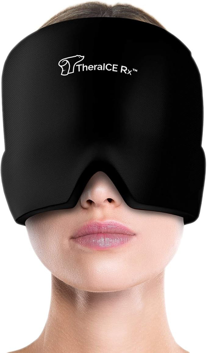 TheraICE Rx Form Fitting Gel Ice Headache / Migraine Relief Hat, Cold Therapy Migraine Relief Cap... | Amazon (US)