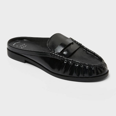 Women's Annalea Loafer Mule Flats - A New Day™ Burgundy 8 | Target