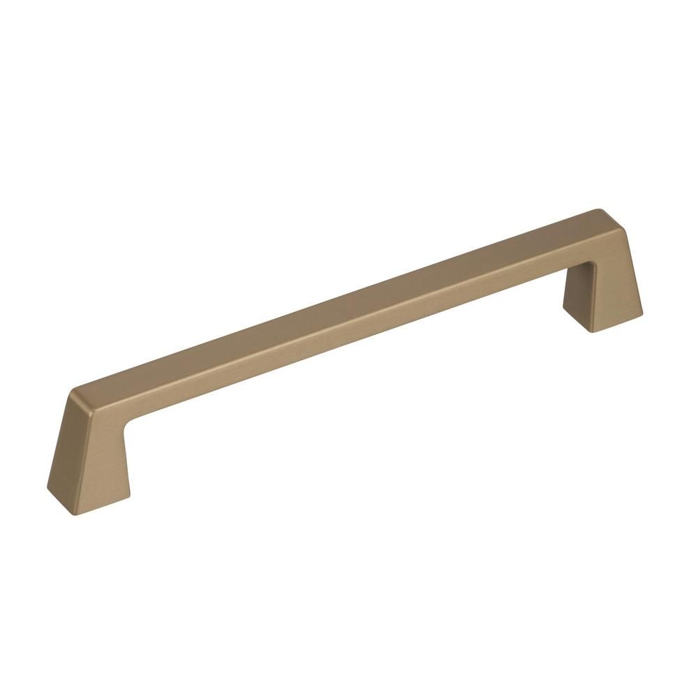 Amerock Blackrock 6-5/16 in (160 mm) Center-to-Center Golden Champagne Cabinet Drawer Pull | The Home Depot