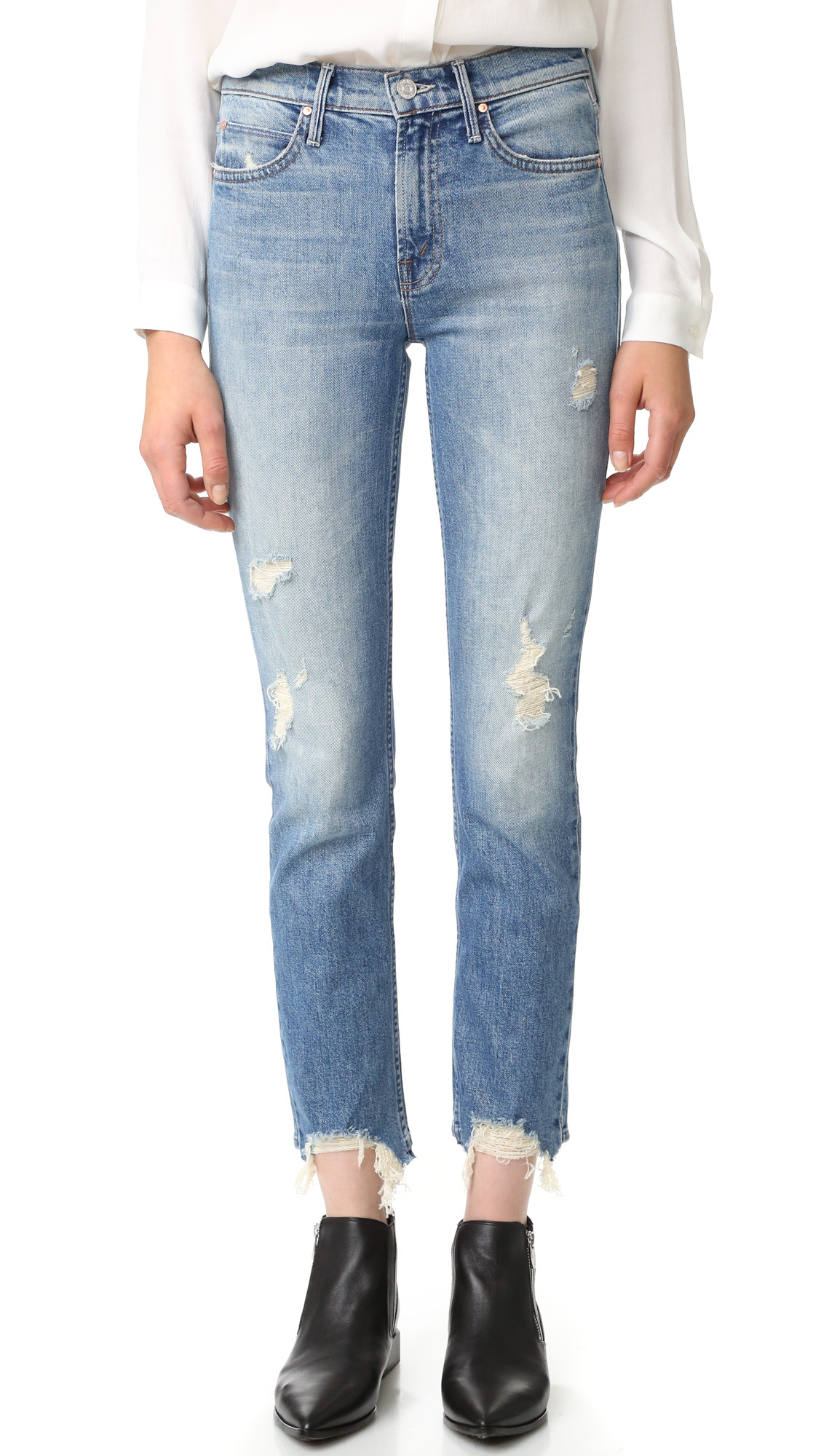 The Flirt Fray Rigid Jeans | Shopbop