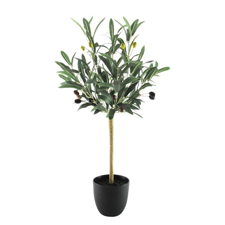 20" Artificial Olive Tree in Pot | Wayfair Professional