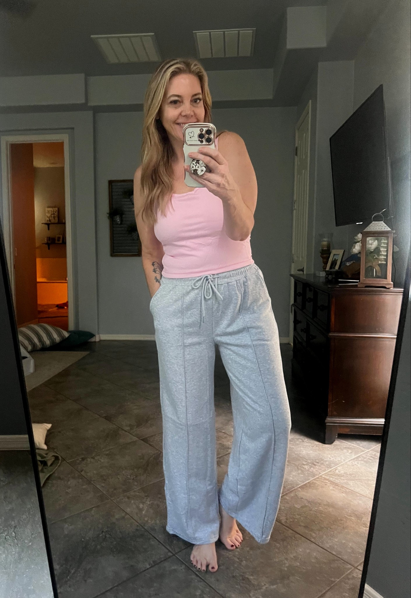 Found the perfect loungewear pieces on Amazon. Wearing size large in both  

#LTKMidsize #LTKFindsUnder50 #LTKOver40