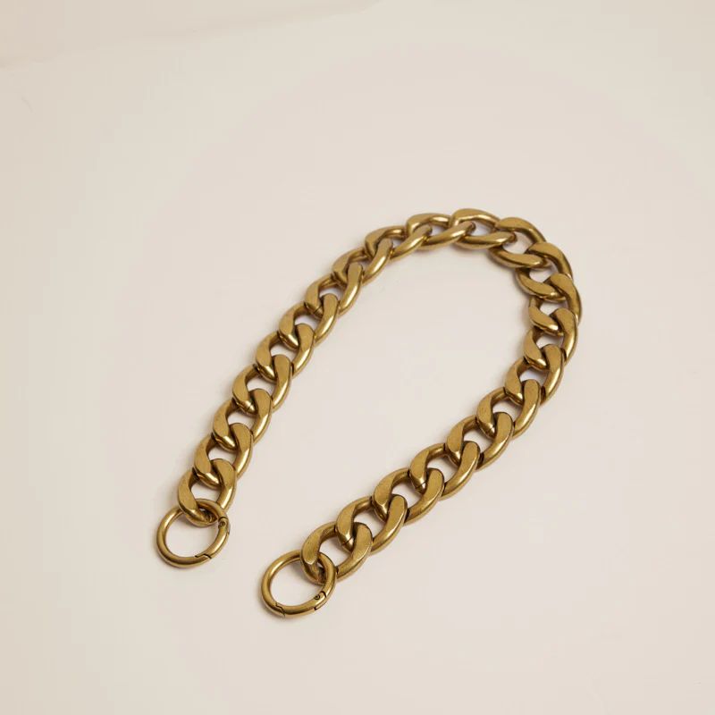 Shoulder Strap - Chunky Link Chain - Antique Gold | Parker Thatch