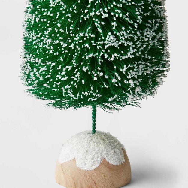 12&#34; Decorative Sisal Bottle Brush Tree Green - Wondershop&#8482; | Target