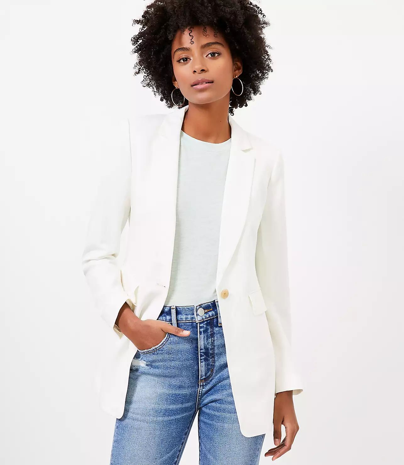 Fluid Modern Blazer | LOFT