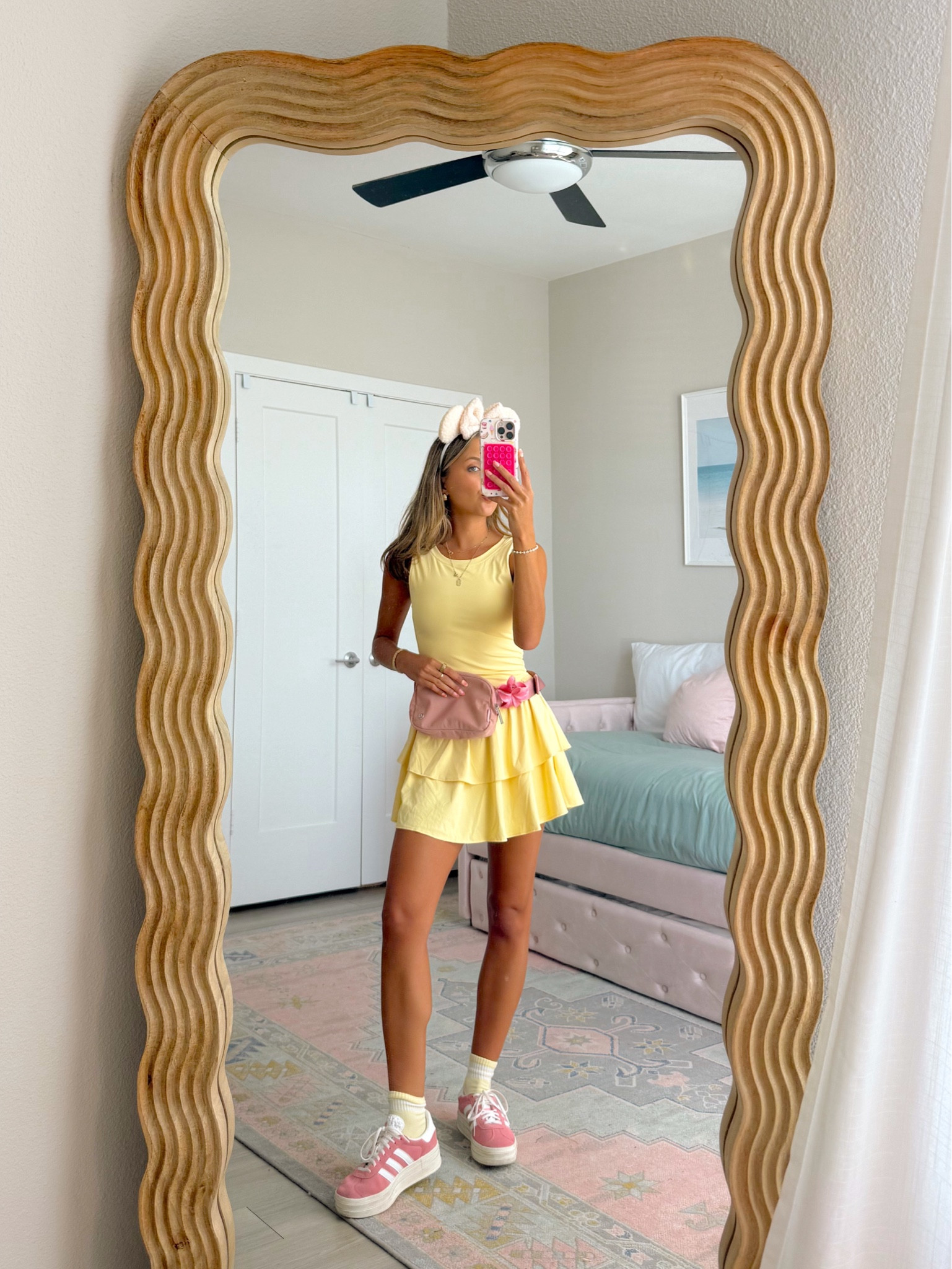 the cutest Disney day outfit from Amazon 💕🐭 wearing an XS in this activewear dress 