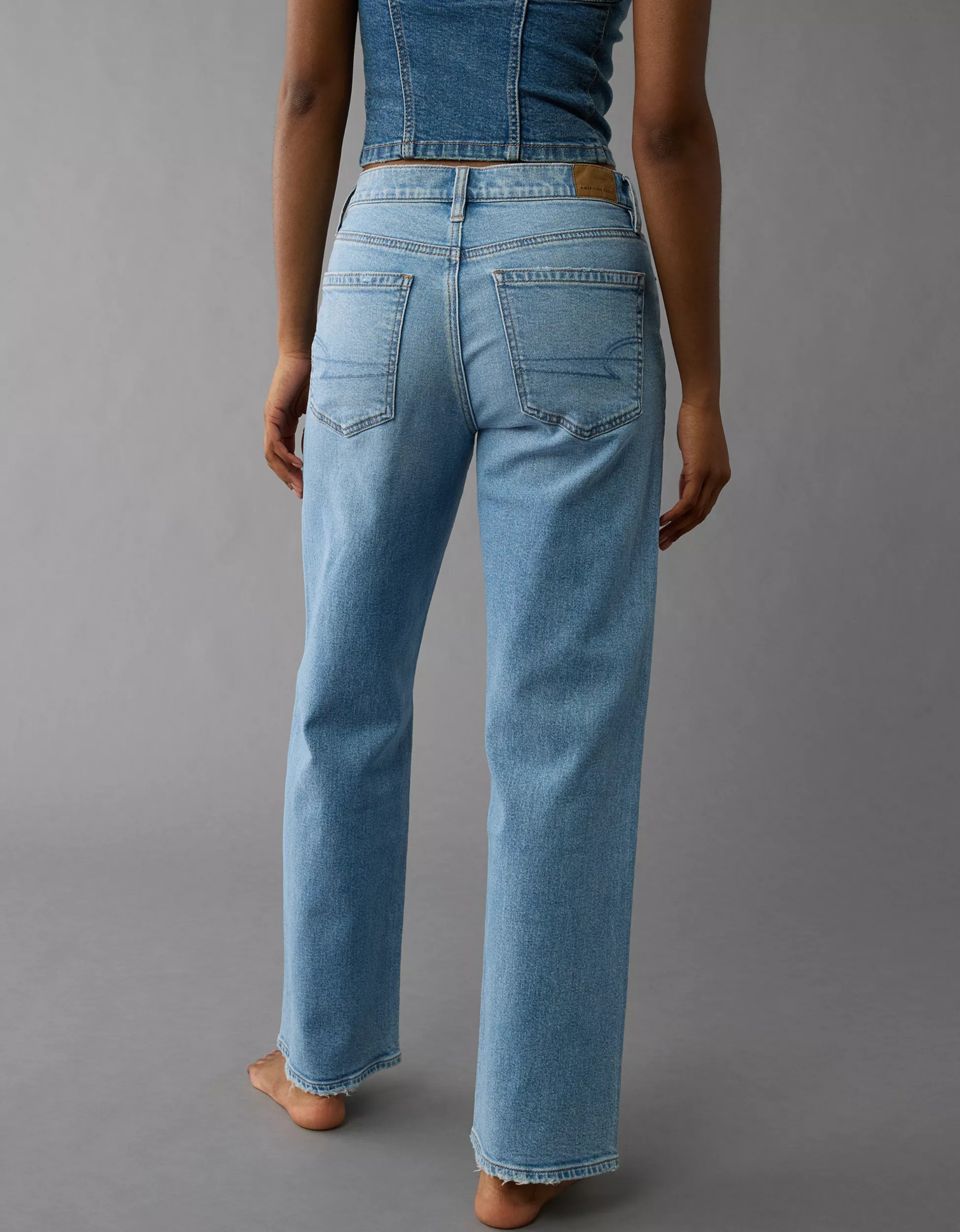 AE Strigid High-Waisted Stovepipe Jean | American Eagle Outfitters (US & CA)
