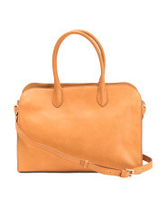 Made In Italy Leather Vacchetta Satchel Crossbody | Handbags | Marshalls | Marshalls