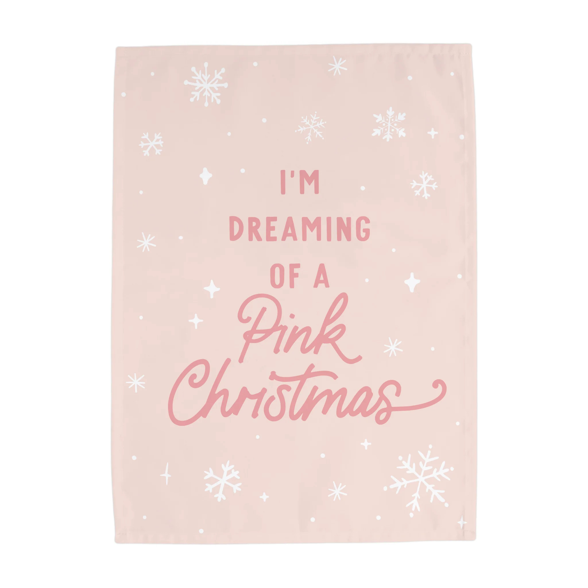 {Light Pink} I'm Dreaming of a Pink Christmas Banner | Hunny Prints