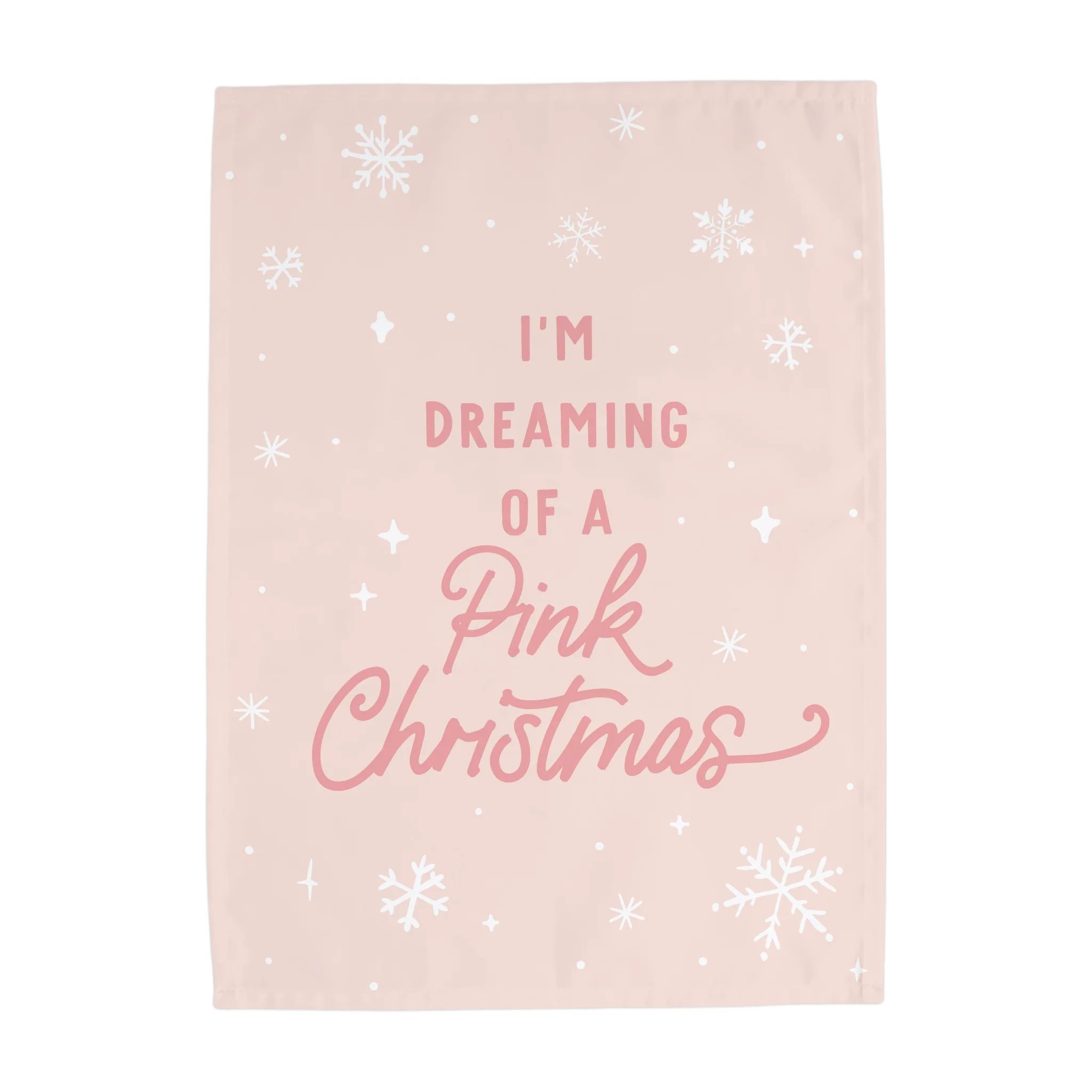 {Light Pink} I'm Dreaming of a Pink Christmas Banner | Hunny Prints