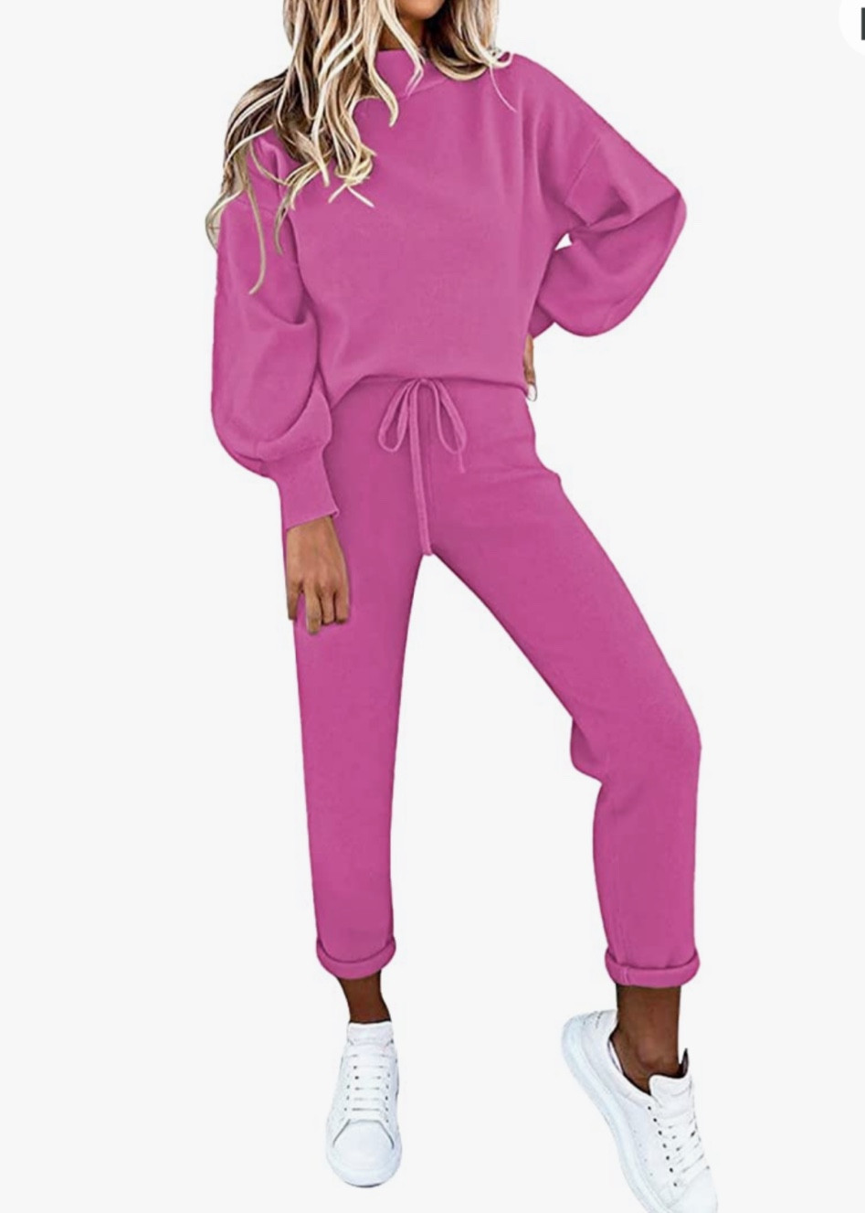 Comfy jogger set from amazon for cool days. I especially love the high neck

#LTKunder50 #LTKSeasonal #LTKstyletip