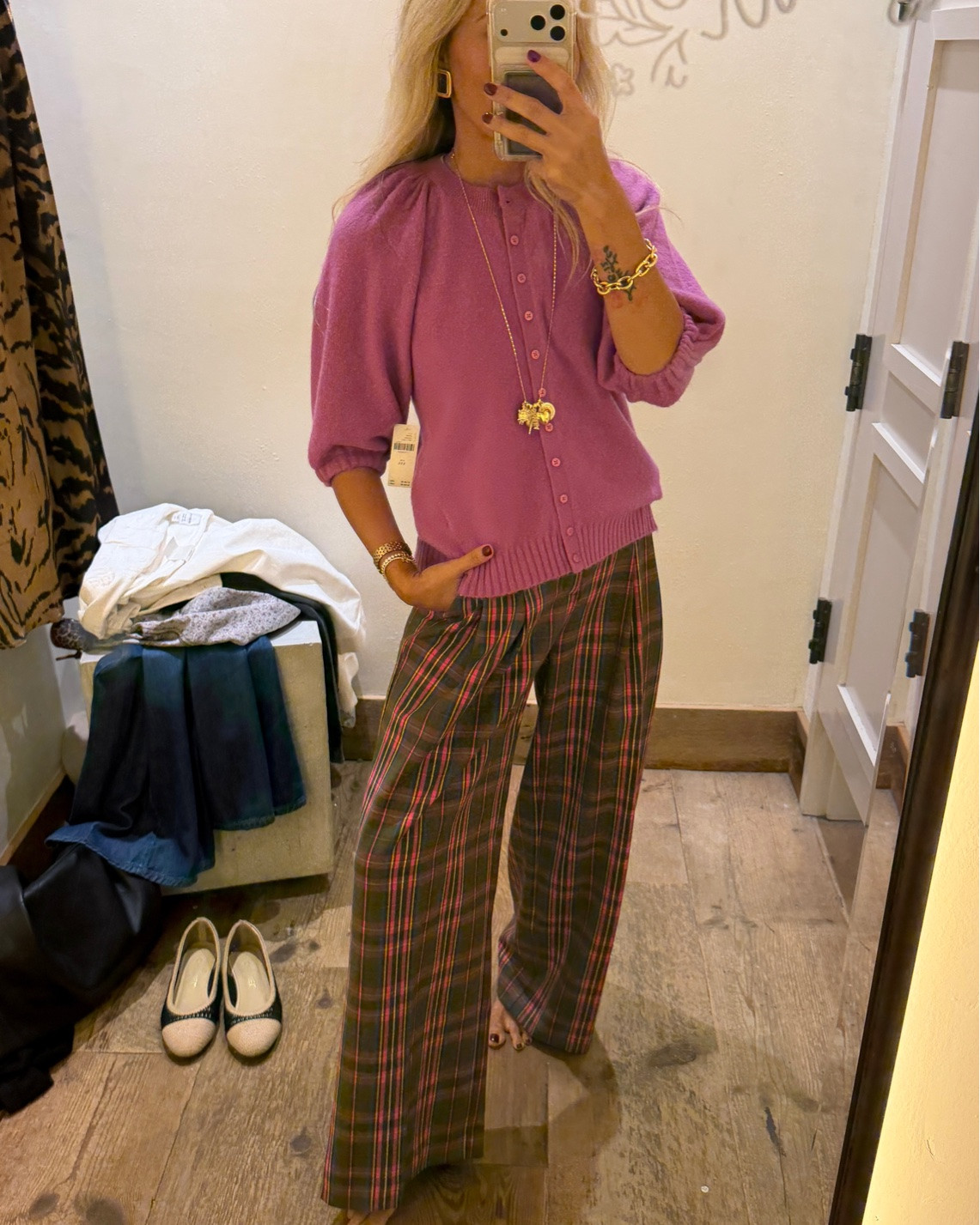 Lots and lots of color 💜

Xxs sweater and pants

#LTKSeasonal #LTKPetite #LTKWorkwear