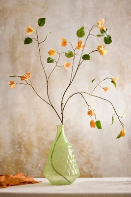 Faux Orange Bougainvillea Spray | Anthropologie (US)