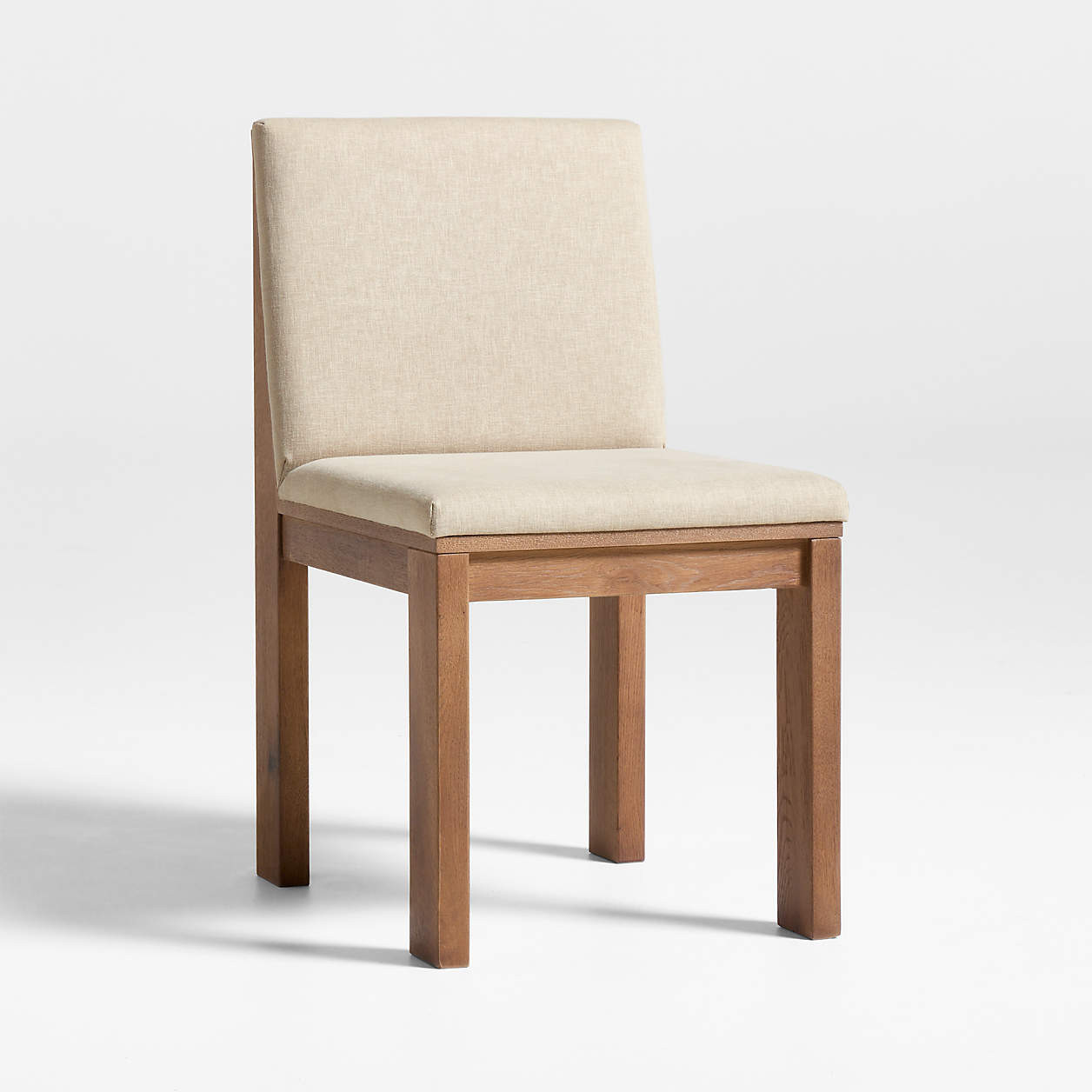 Terra Warm Brown Oak Solid Wood Dining Chair + Reviews | Crate & Barrel | Crate & Barrel