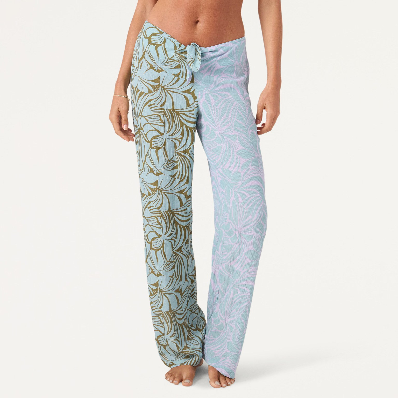 Roxy Women's Sea Bloom Tie-Front Cover-Up Pants Blue XL | REI