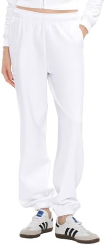 PUMIEY Women’s High Waisted Sweatpants Fleece Baggy Sweat Pants Y2K Lounge Joggers Pants Three-... | Amazon (US)