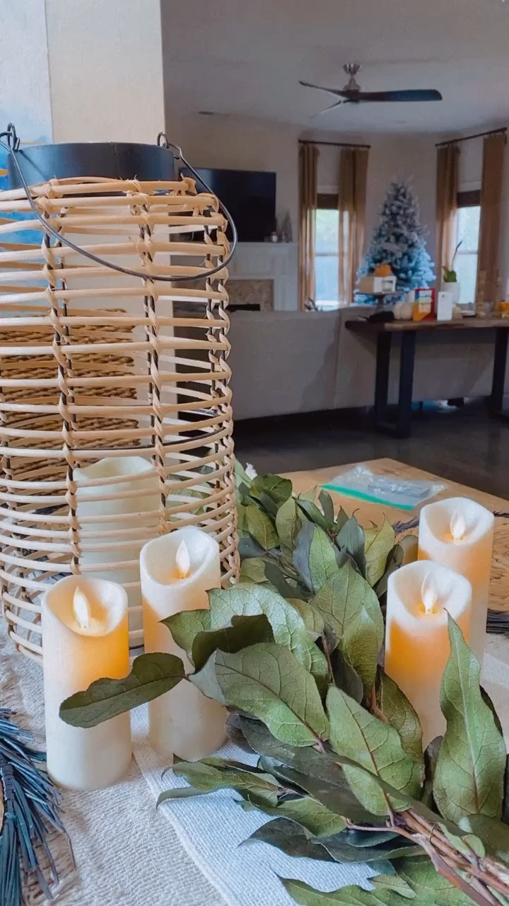 Holiday Home Decor // Christmas // Crate & Barrel Rattan Candle Holder // Walmart Garland // Amazon Flickering Candles // Dining Table Decor // Dining Chairs // Amazon Home Decor // tablescape 

#LTKunder100 #LTKHoliday #LTKhome