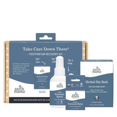 Earth Mama Organic Take Care Down There Postpartum Recovery Kit - 3ct | Target