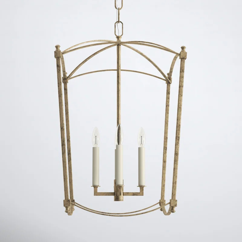 Olive 4 - Light Dimmable Lantern Geometric Chandelier | Wayfair North America