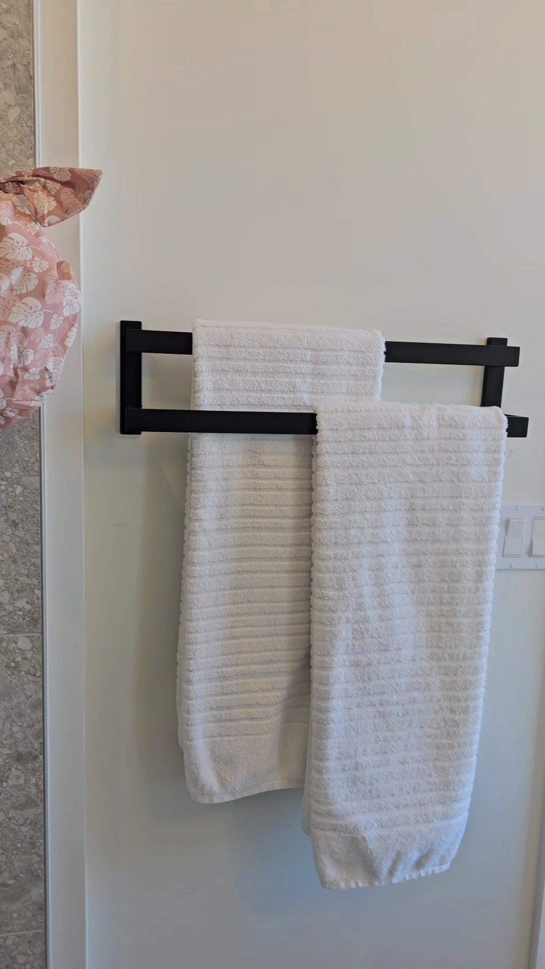 DOUBLE TOWEL ROD #bathroomupgrades 

#LTKWatchNow #LTKSaleAlert #LTKHome