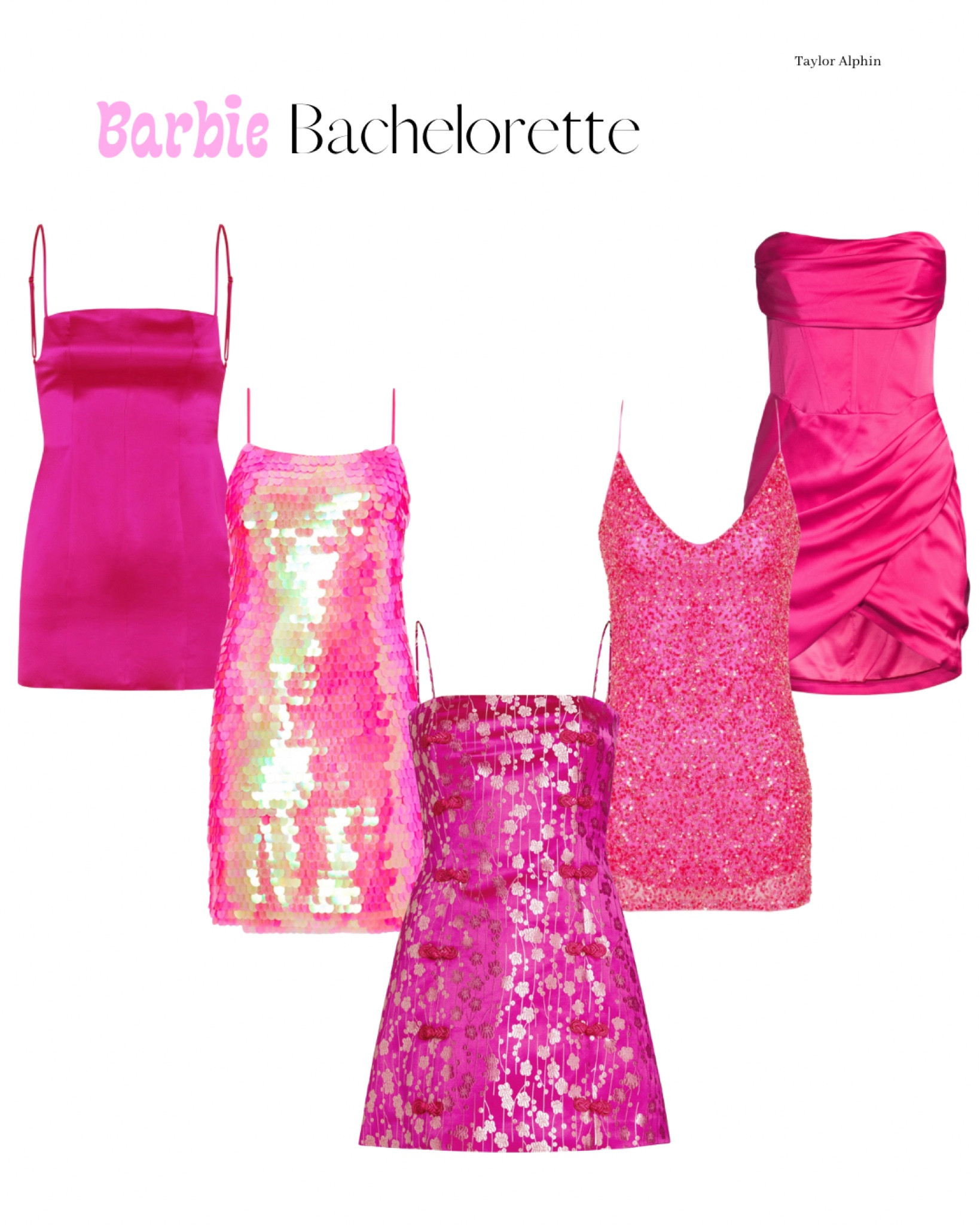 BARBIE themed Bachelorette Night💓💖💘💝

This is going to be a huge trend and I am here for it!!! 

#Barbie #BarbieTheme #BarbieBachelorette #Bachelorette #BacheloretteTheme #PinkNight #PinkDress #SequinDress #Pink #BarbiePink #NightOutDress #MiniDress #bride #Bridetobe #Wedding

#LTKstyletip #LTKwedding