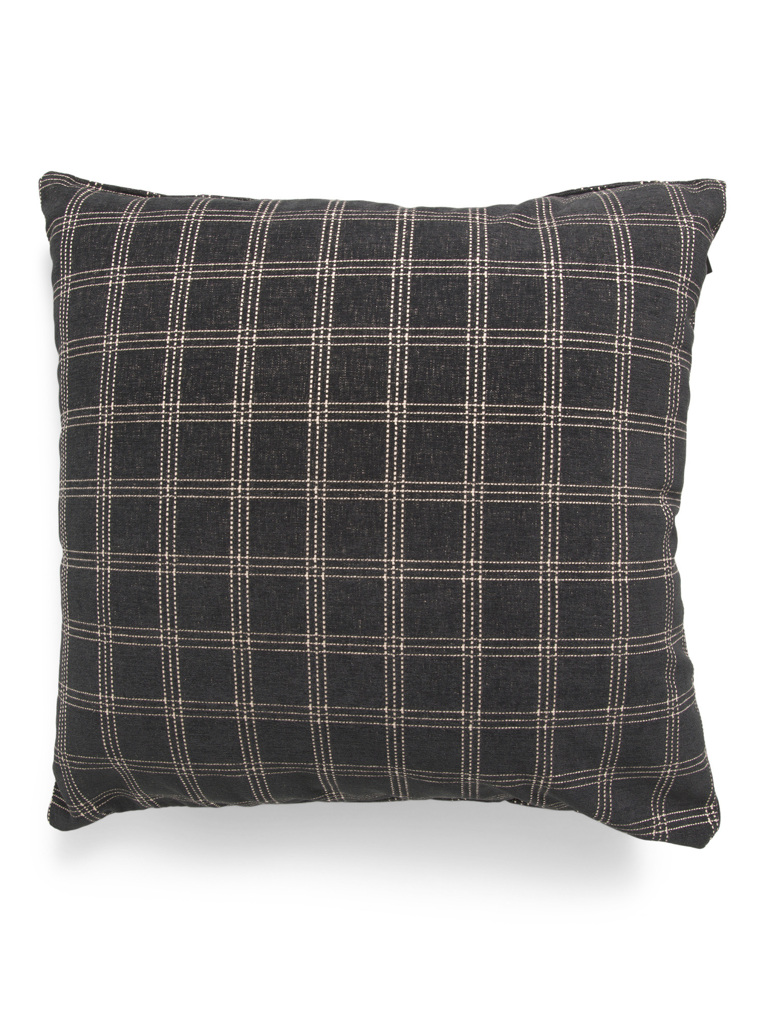 Made In Usa 24x24 Oversized Luxury Plaid Checkered Pillow | Home | Marshalls | Marshalls
