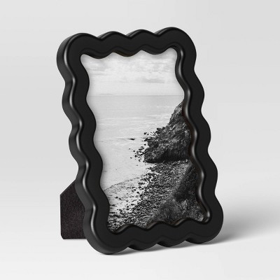 4"x6" Wavy Shape Picture Frame Black - Room Essentials™ | Target