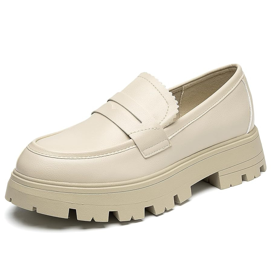 Cestfini Platform Chunky Loafers for Women | Amazon (US)