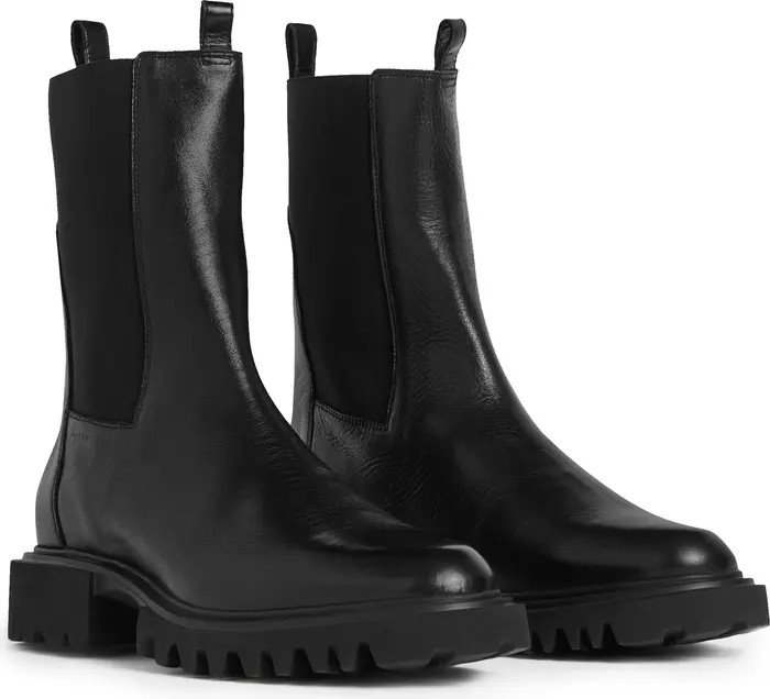 AllSaints Hallie Lug Sole Chelsea Boot (Women) | Nordstrom | Nordstrom