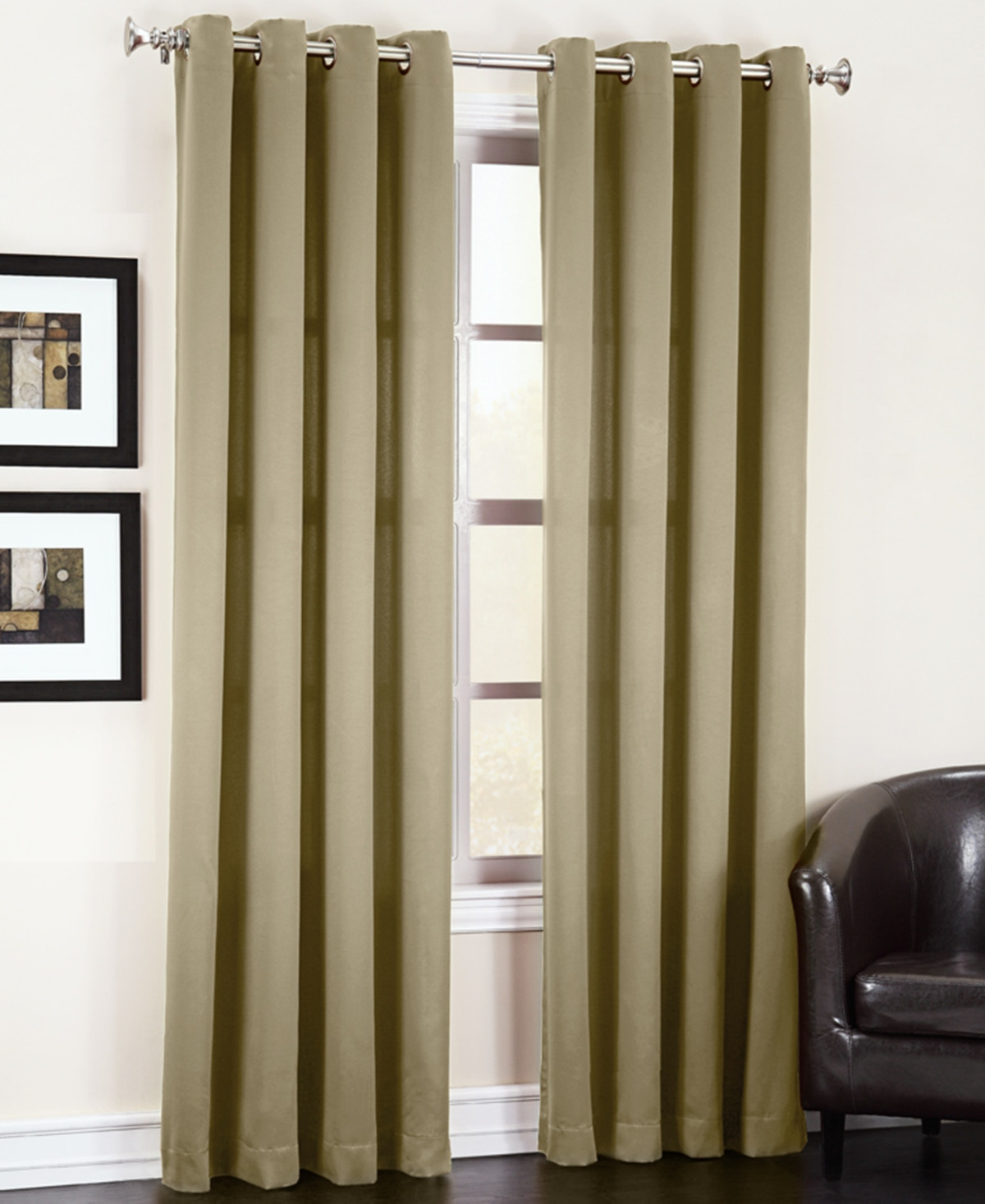 Sun Zero Grant 54" x 84" Grommet Top Curtain Panel | Macys (US)