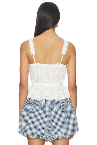 Saanvi Top in White | Revolve Clothing (Global)