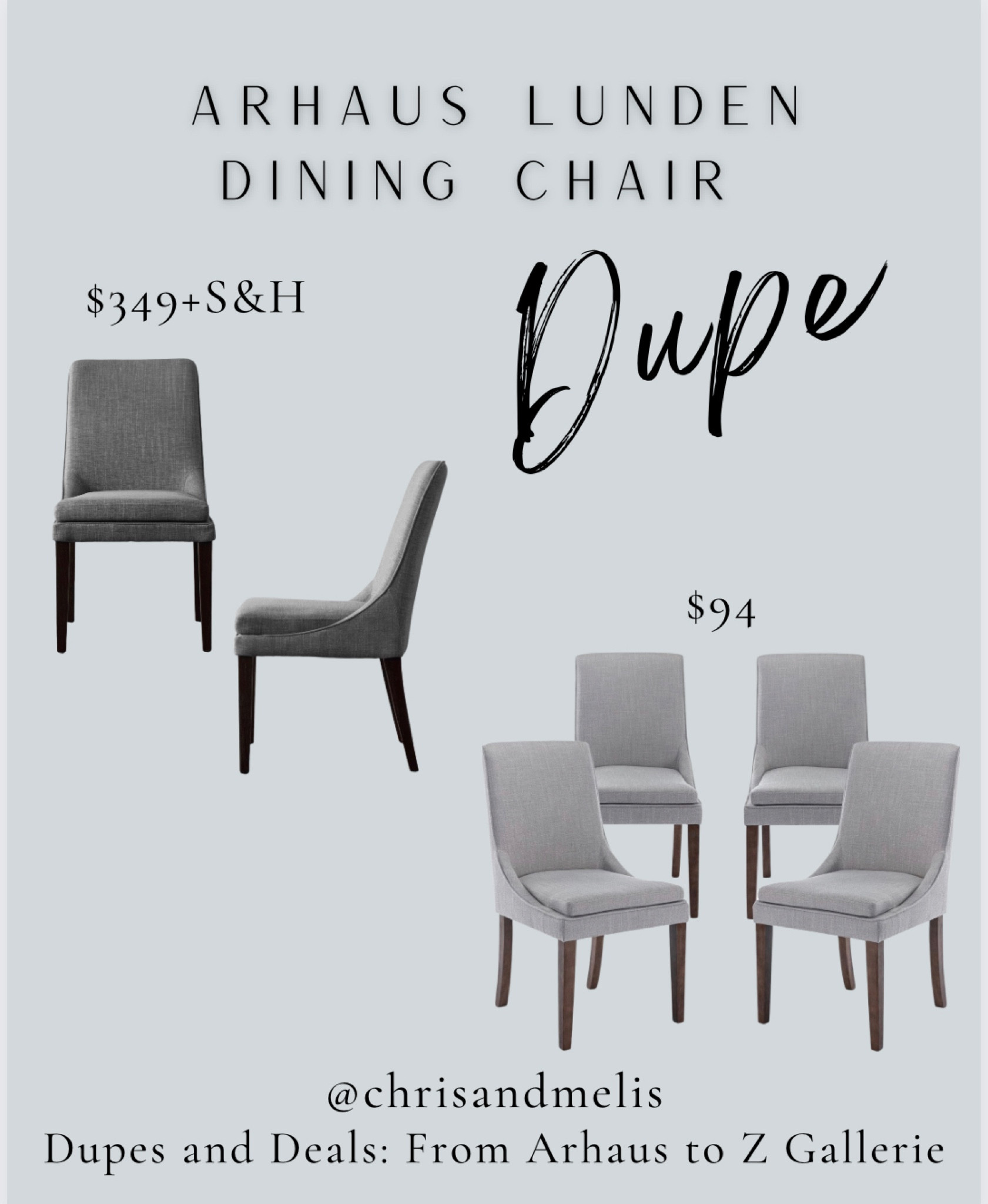 Arhaus Lunden Dining Chair dupe for under $100! Available in a handful of colors.

#LTKhome #LTKsalealert #LTKfindsunder100