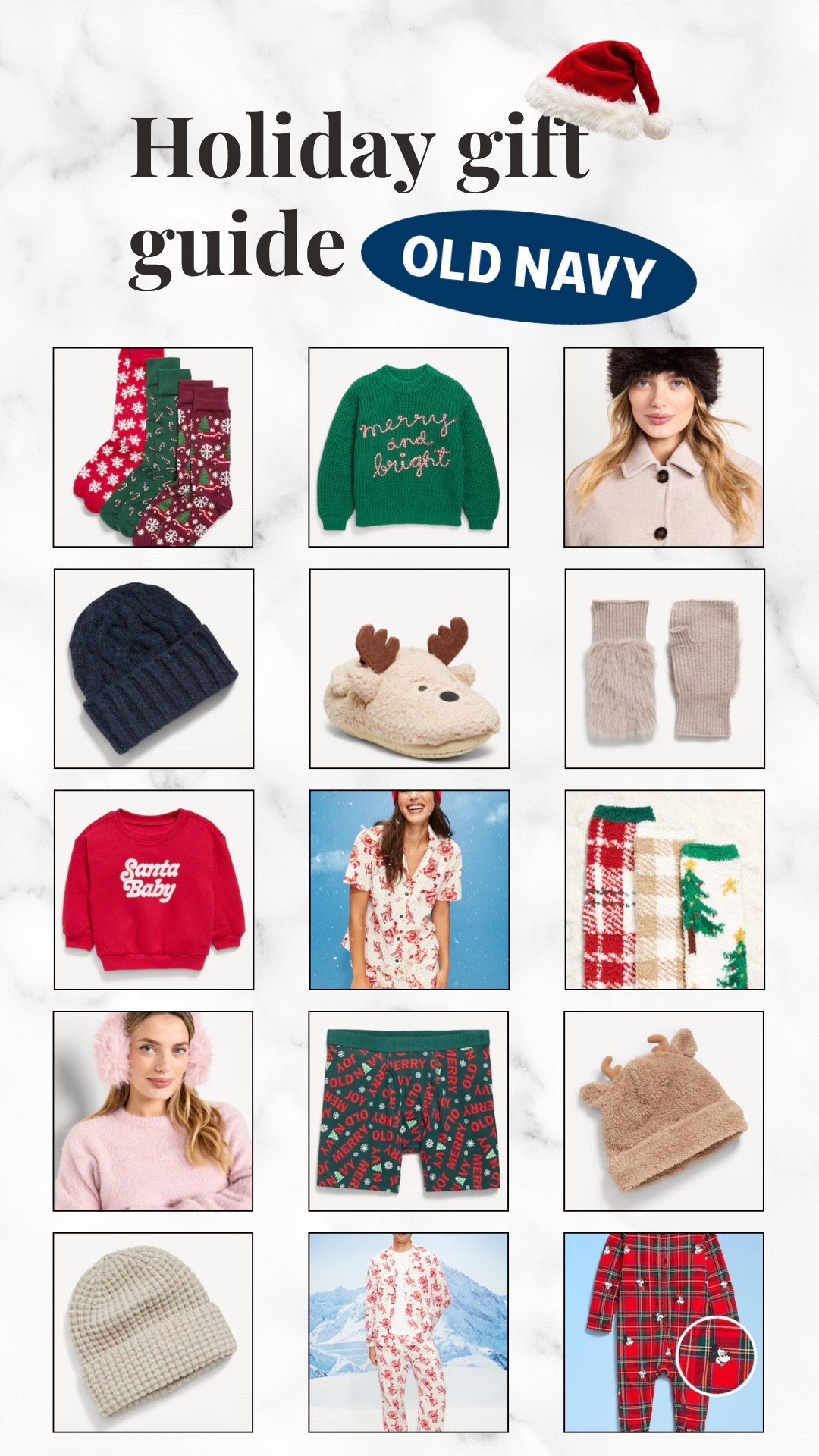 🎄🎁 Holiday gift guide magic from Old Navy – cozy sweaters, festive PJs, plush slippers, and fun stocking stuffers for the whole fam! 🧦 #OldNavyHoliday #StockingStuffers #ChristmasDeals #FestiveFamily #Sale #GiftGuide

#LTKSaleAlert #LTKGiftGuide #LTKHoliday