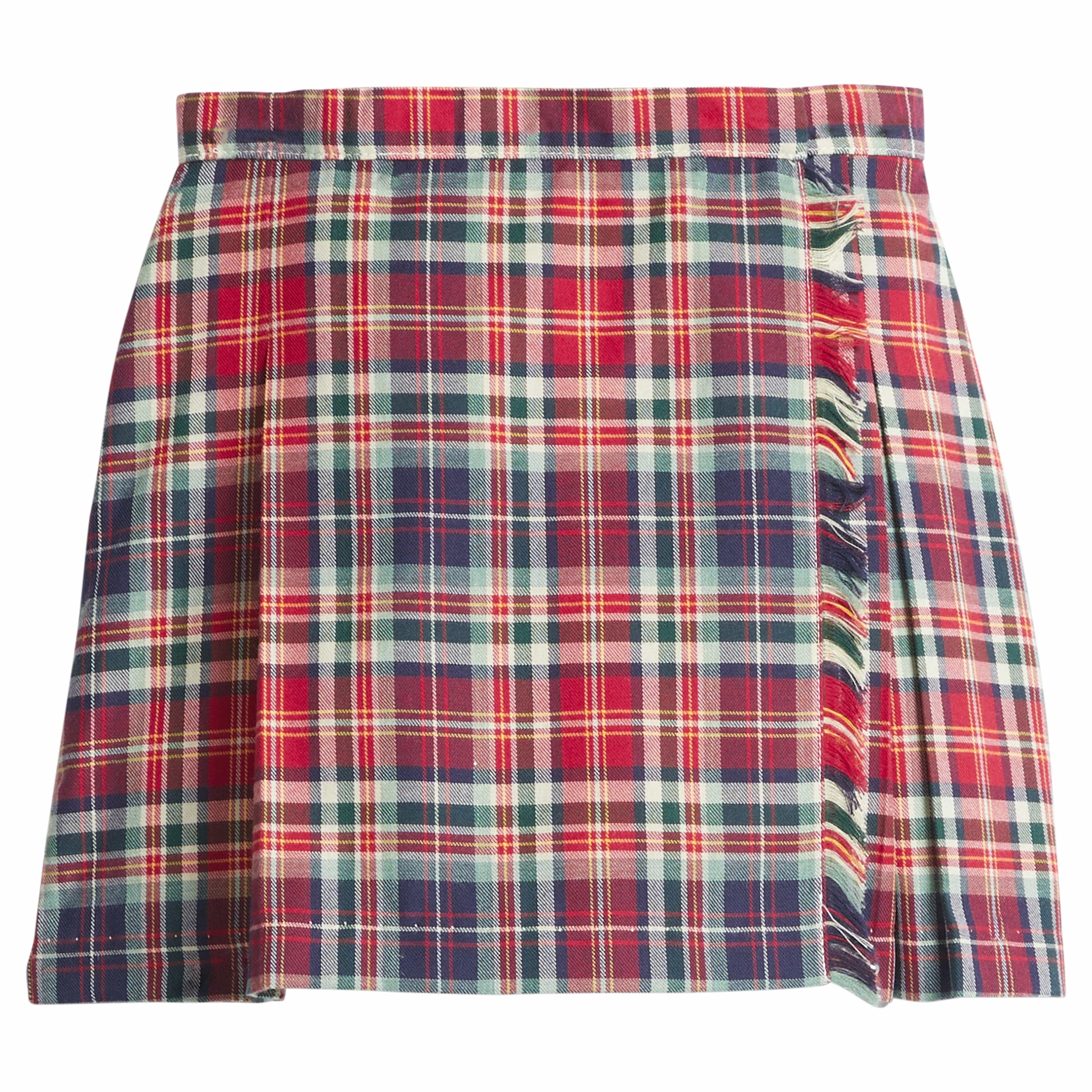 Little English | Girl's Fringe Skirt - Middleburg Plaid | Little English