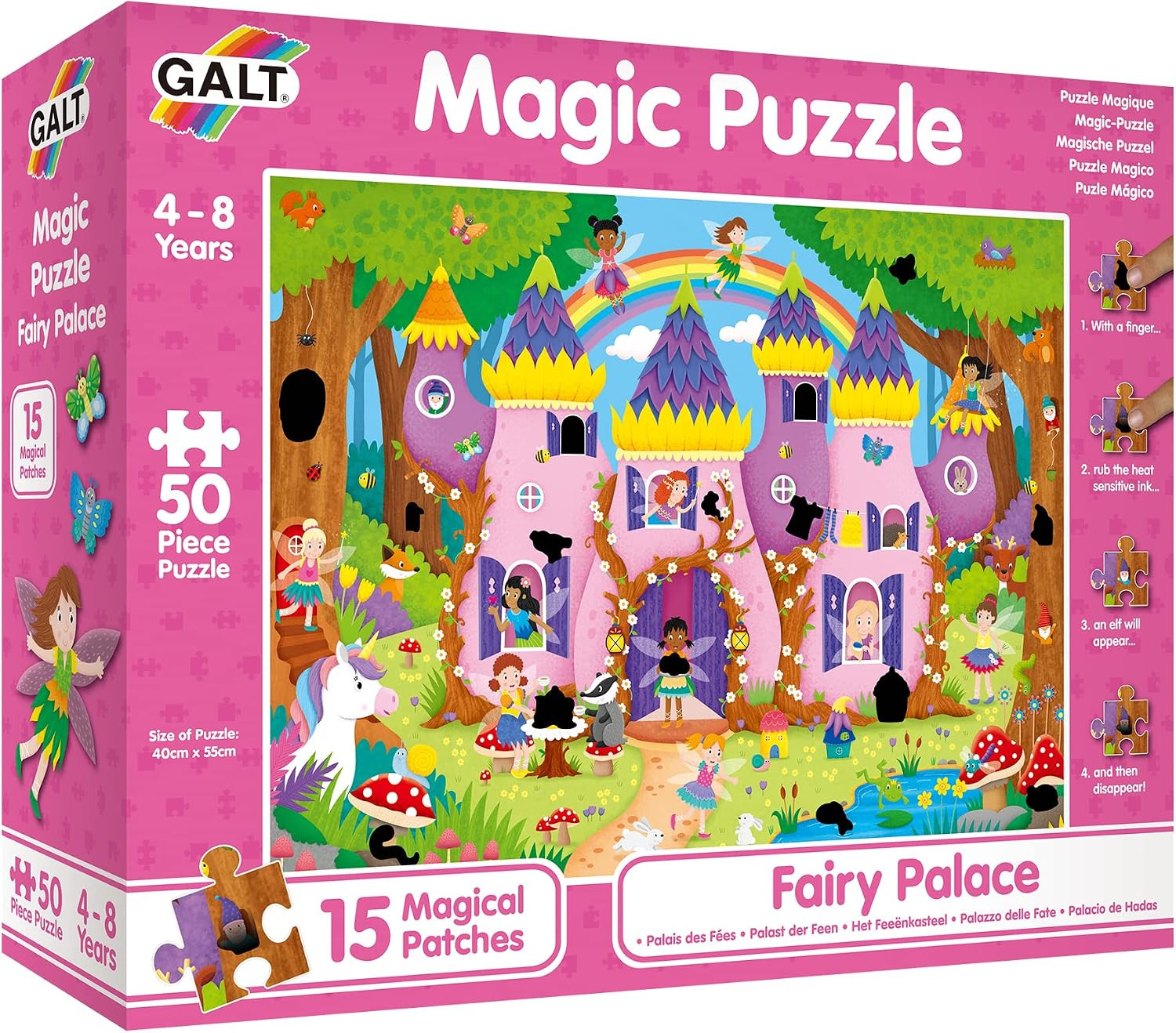 GALT Magic Puzzle - Fairy Palace, Magic Jigsaw Puzzle, Ages 4 Years Plus | Amazon (UK)