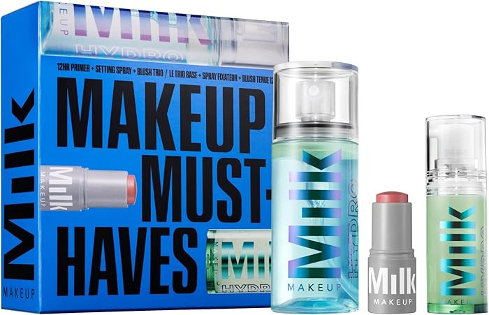 Milk Makeup Mini Must-Haves Set – Includes 12HR Hydrating Face Primer (.33oz) + 12HR Setting Sp... | Amazon (US)