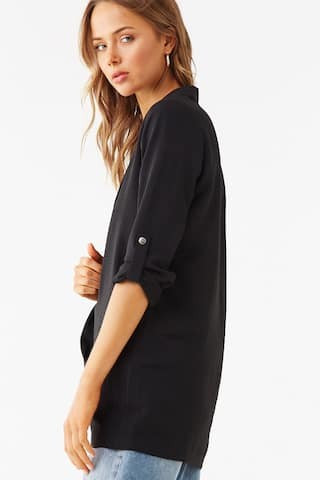 Notched Open-Front Blazer | Forever 21 (US)