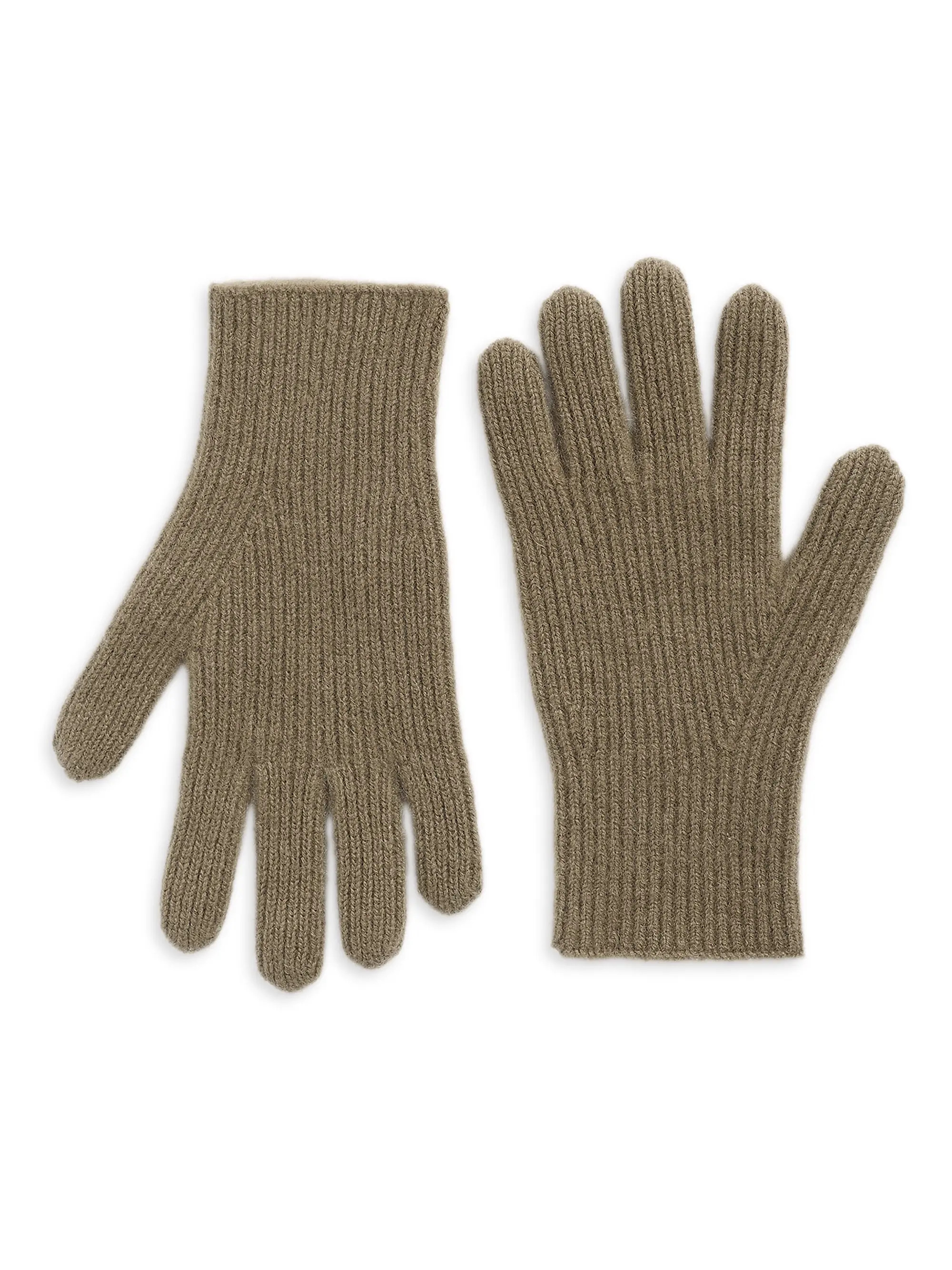 Toteme Ribbed Cashmere Gloves | Saks Fifth Avenue | Saks Fifth Avenue
