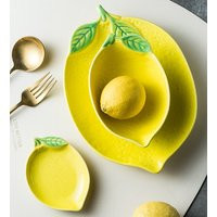 Cute Ceramic Lemon Plate Dish Salad Bowl Breakfast Cereal Dessert Fruit Snack Mothers Day Gift | Etsy (US)