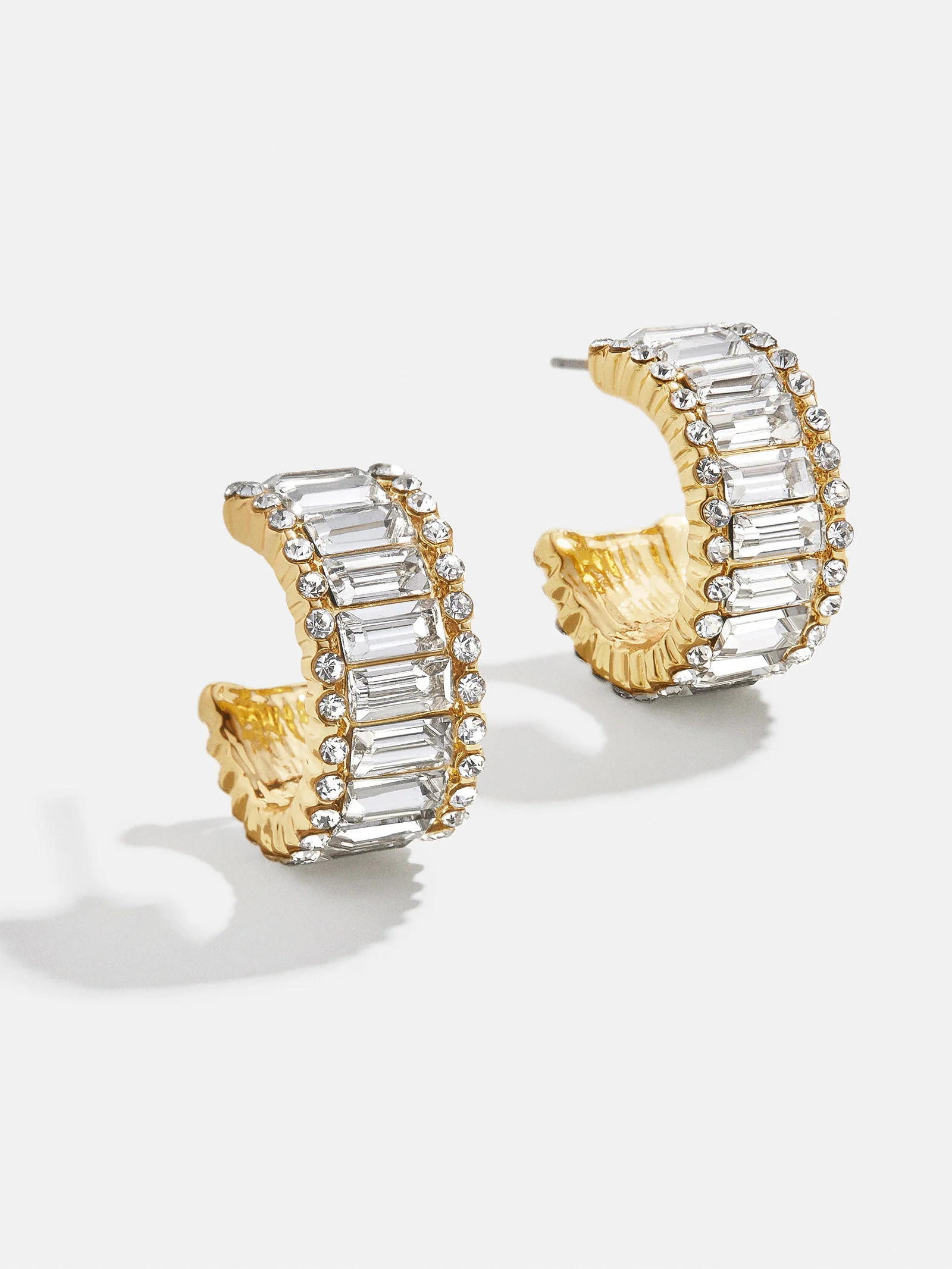 Noa Earrings - Gold/Pavé | BaubleBar (US)