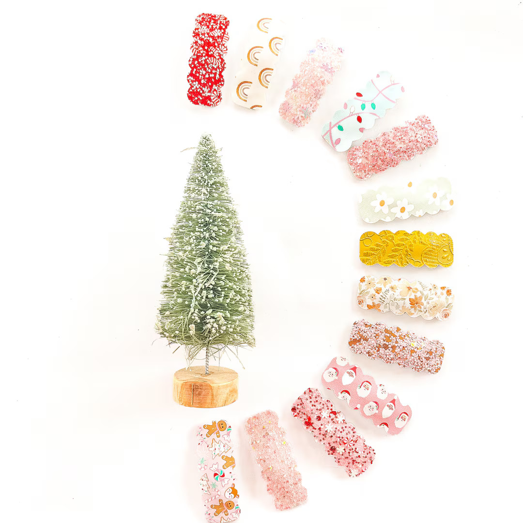 Snap Clip Grab Bag - Girls Snap Clips - Girls Christmas Snap Clip - Girls Christmas Gift - Girls ... | Etsy (US)